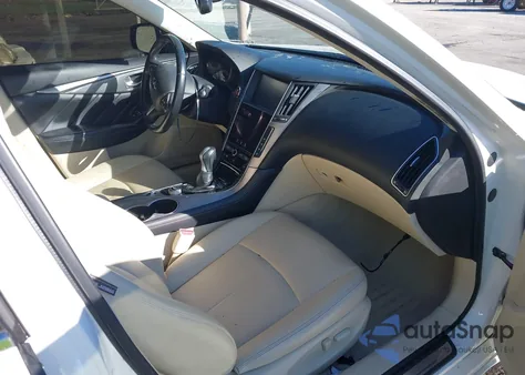 2015 Infiniti Q50 Premium from USA, damaged, VIN JN1BV7AR0FM419552